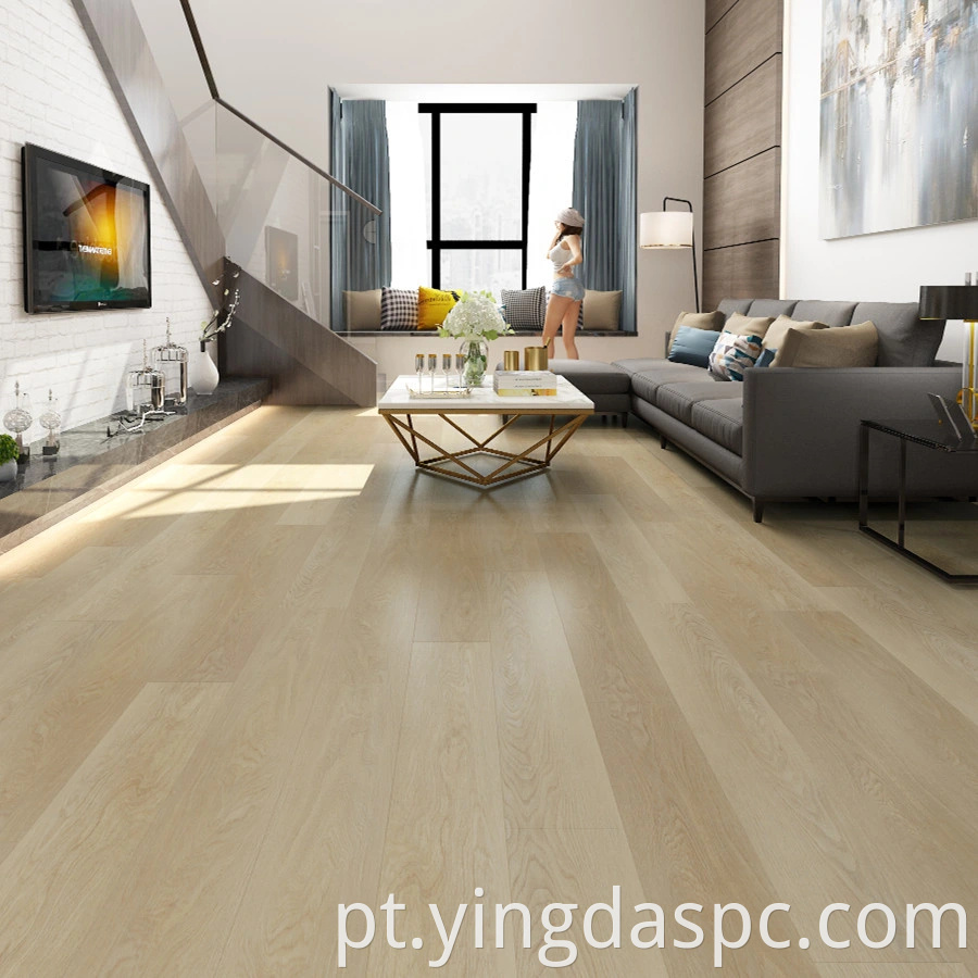 Core de plástico de pedra Luxo Vinil piso de vinil fácil instalação à prova d'água PVC Plank SPC Floor